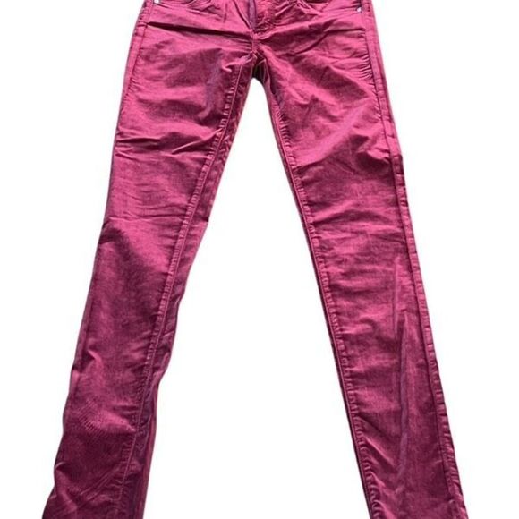 Adriano Goldschmeid The Legging Super Skinny Velvet Jeans Pants Size 26 - Picture 1 of 4